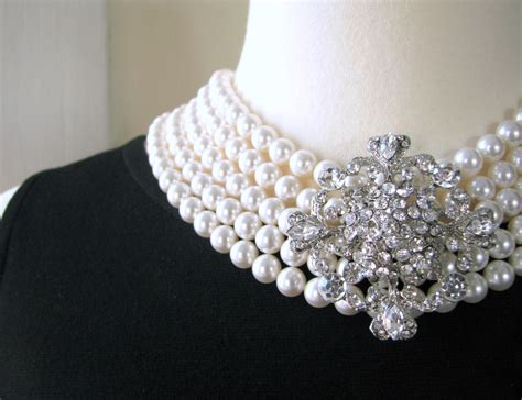 Breakfast at Tiffany's Pearl Necklace 